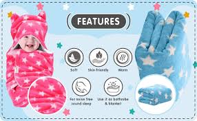 WinterNest fleece Baby Blanket for Newborn Baby