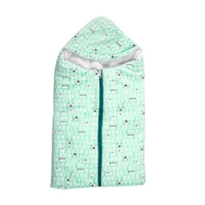 WinterNest Zipper Printed Baby Blanket for Newborn Baby